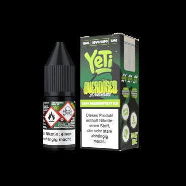 Kiwi Passsionfruit Ice - Yeti Overdosed Nikotinsalz 10ml