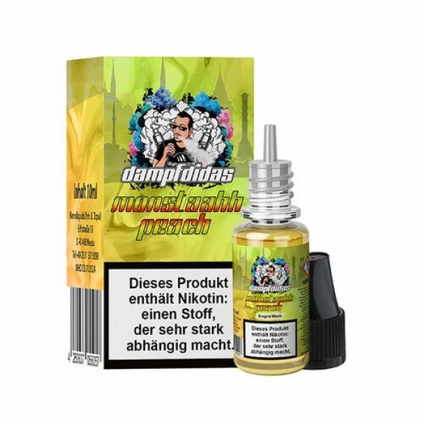 Monstaahh Peach  - Dampfdidas 10ml Nikotinsalz