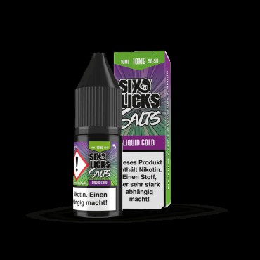Liquid Gold - Six Licks Nikotinsalz Liquid 10ml