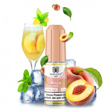 Peach Ice -  Bar Juice 5000 - Nikotinsalz Liquid 10ml