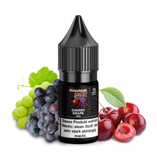 Kirschlolli MAXX Cherry Grape - Nikotinsalz Liquid 10ml