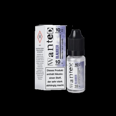 Blaubeer - Wanted Overdosed - Nikotinsalz Liquid 10ml