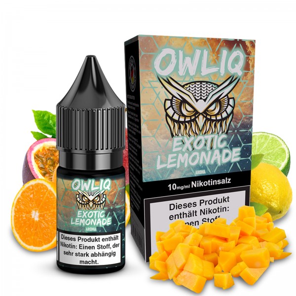 Exotic Lemonade - OWLIQ Overdosed - Nikotinsalz Liquid 10ml