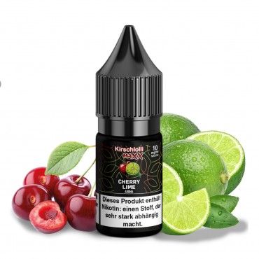 Kirschlolli MAXX Cherry Lime - Nikotinsalz Liquid 10ml
