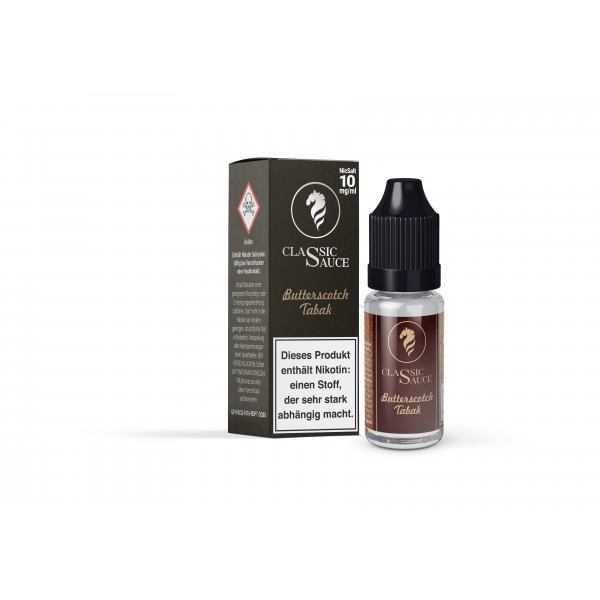 Butterscotch Tabak - Classic Dampf Co. Nic Salt Liquid 10ml