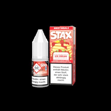 Strawberry Ice Cream Pancakes - Strapped STAX Nikotinsalz Liquid