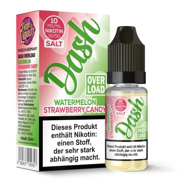 Dash Overload Nikotinsalz - Watermelon Strawberry Candy