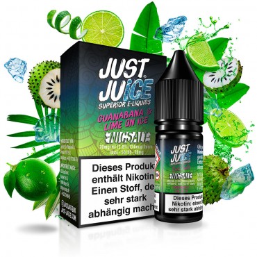 Guanabana & Lime on Ice - Just Juice - Nikotinsalz Liquid 10ml