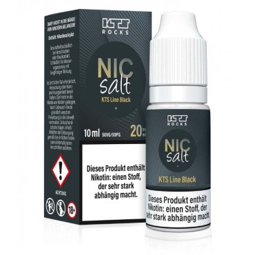 Black - KTS Line Nic Salt Liquid 10ml