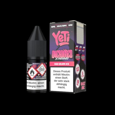 Red Grape Ice - Yeti Overdosed Nikotinsalz 10ml
