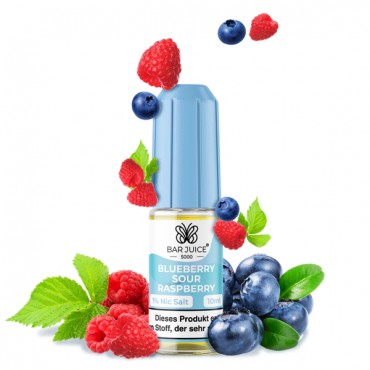 Blueberry Sour Raspberry -  Bar Juice 5000 - Nikotinsalz Liquid 10ml