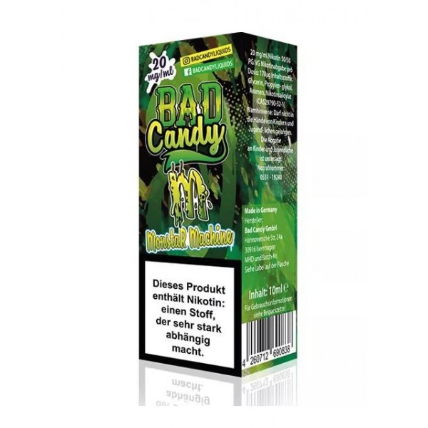 Monstar Machine - Bad Candy Nic Salt Liquid 10ml