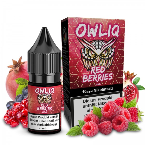 Red Berries - OWLIQ Overdosed - Nikotinsalz Liquid 10ml
