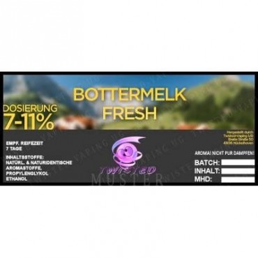 Bottermelk Fresh - Twisted Flavors Aroma 10ml