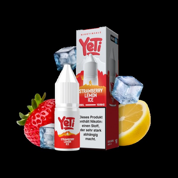 Strawberry Lemon Ice Overdozed - Yeti Summit Nikotinsalz 10ml