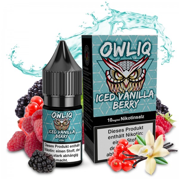 Iced Vanilla Berry - OWLIQ Overdosed - Nikotinsalz Liquid 10ml