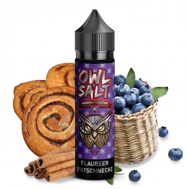 Blaubeer Zimtschnecke - OWL Salt Aroma XMAS 10ml