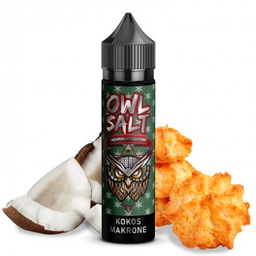 Kokos Makrone - OWL Salt Aroma XMAS 10ml