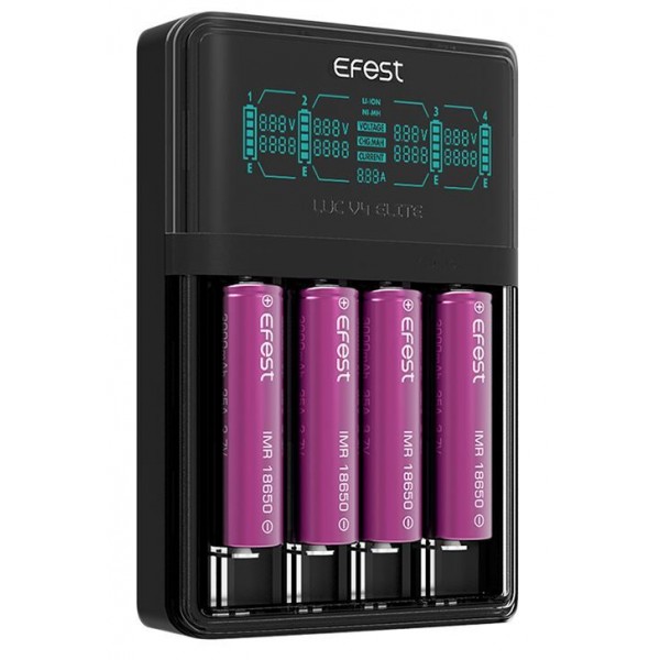 Efest Luc V4 Elite Ladegerät für Li-Ion/ NiMh/ NiCD