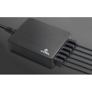 Xtar U1 six-U 6-Port USB Ladegerät 9A 45W AC Desktop