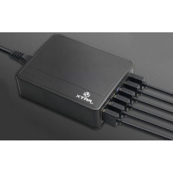 Xtar U1 six-U 6-Port USB Ladegerät 9A 45W AC Desktop