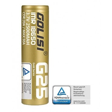 Golisi G25 18650 Akku 2500mAh