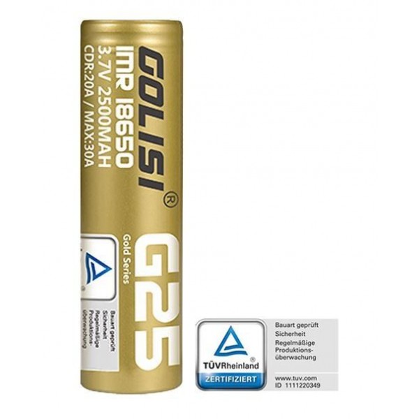 Golisi G25 18650 Akku 2500mAh